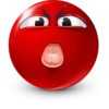 Red Face Emoji @TgSticker 26