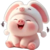 Piggy Rabbit so Cute 2 6