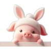 Piggy Rabbit so Cute 2 8