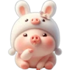 Piggy Rabbit so Cute 2 10