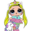 Niñas Unicornio🦄💞1🇵🇪Clásica 16