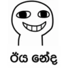 Smile in Pain Stickers (English & Sinhala) - #1 🎭 7