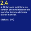 2 Bakara Suresi Meali (1-30) 10