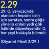 2 Bakara Suresi Meali (1-30) 28