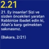 2 Bakara Suresi Meali (1-30) 30