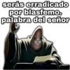 serás erradicado por blasfemo. palabra del señor geysloy