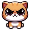 Orange Cute Cat by CutePics 5