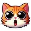 Orange Cute Cat by CutePics 11