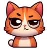Orange Cute Cat by CutePics 13