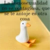 La homosexualidad no es contagiosa, que se te antoje es otra cosa