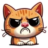 Orange Cute Cat by CutePics 23