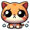 Orange Cute Cat by CutePics 24