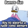Buenos días kane stickers Hoy no soporto a nadie como siempre
