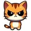 Orange Cute Cat by CutePics 25