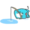 BugCat Capoo 💙 ¡Mira! 👀 Pesqué un pez 🎣 5