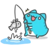 BugCat Capoo 💙 ¡Mira! 👀 Pesqué un pez 🎣 6