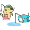 BugCat Capoo 💙 ¡Mira! 👀 Pesqué un pez 🎣 7