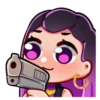 Valorant Reyna Stickers for WhatsApp 18