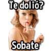Te dolió? Sobate