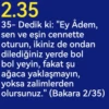 2 Bakara Suresi Meali (31-60) 7