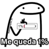 @paraguayita 01 1%D Me queda 1%
