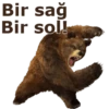 Bir sağ Bir sol!