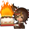Genshin Impact Winter Emojis :: 14