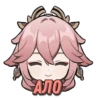 Genshin community stickers 18
