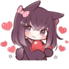Black Sweetie Bunny @anime_stickerr 5