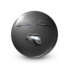 Black Face Emoji @TgSticker 5
