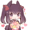 Black Sweetie Bunny @anime_stickerr 6