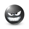 Black Face Emoji @TgSticker 6