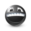 Black Face Emoji @TgSticker 7