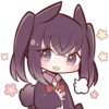 Black Sweetie Bunny @anime_stickerr 7