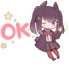 Black Sweetie Bunny @anime_stickerr 12