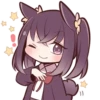 Black Sweetie Bunny @anime_stickerr 13