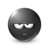 Black Face Emoji @TgSticker 14