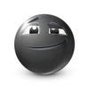 Black Face Emoji @TgSticker 17