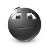 Black Face Emoji @TgSticker 18
