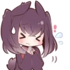 Black Sweetie Bunny @anime_stickerr 17