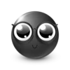 Black Face Emoji @TgSticker 23