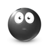 Black Face Emoji @TgSticker 28