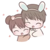 Bunny & Bearby @stickerscar 7