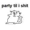 party til i shit catcrumb