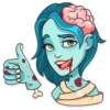Halloween Girl @stickersb2b 25