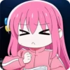 Bocchi the Rock • @animestickerb @pinterest_to_stickerbot 19