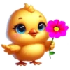 Розовый алфавит с цветком 🌺 12