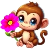 Розовый алфавит с цветком 🌺 17