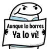 Aunque lo borres Ya lo ví! @paraguayita 01