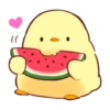 Soft and Cute Chicks Summer @TgSticker 28